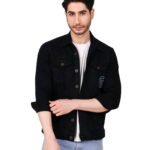 Dor Men's Denim Jacket | Black