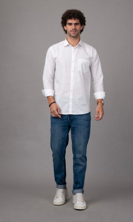 slim fit cotton shirt