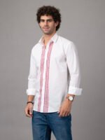 vertical stripe shirt