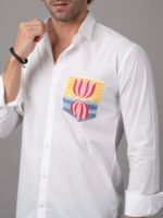 Dor Casual hand painted shirt- Lotus - Image 5