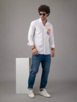 Dor Casual hand painted shirt- Lotus - Image 2