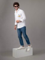 Dor Casual hand painted shirt-Playful Fish - Image 2