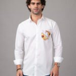 Dor Casual hand painted shirt-Fish