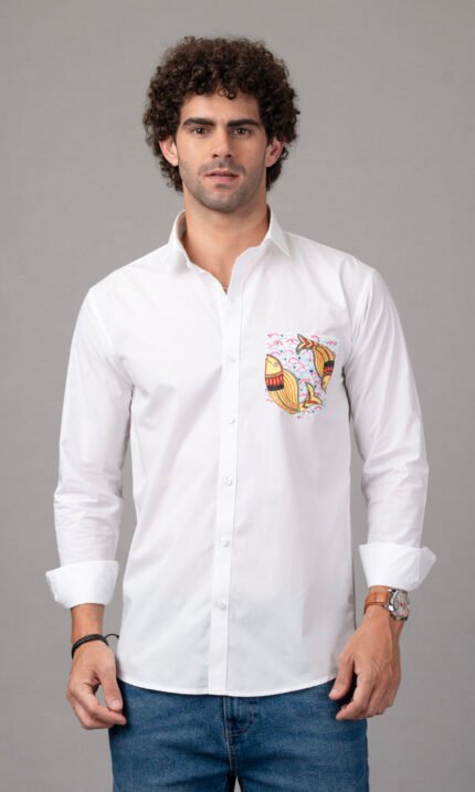 Hand Painted Fish Shirt