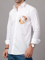 Dor Casual hand painted shirt-Fish - Image 3