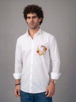 Dor Casual hand painted shirt-Fish - Image 4