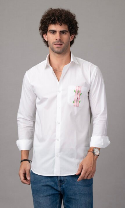 hand embroidered shirt