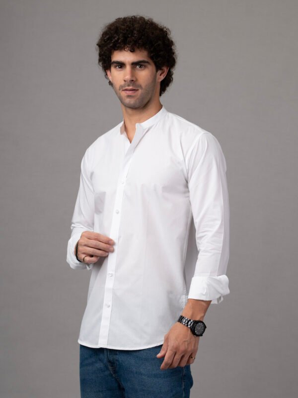 Dor , Dor dortrends Men’s Cotton Shirt, Solid Cotton Shirt, Mandarin Collar Shirt, Pure Cotton Men’s Shirt