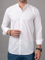 Dor , Dor dortrends Men’s Cotton Shirt, Solid Cotton Shirt, Mandarin Collar Shirt, Pure Cotton Men’s Shirt