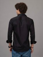 Dor Casual Cotton Shirt-Pure Cotton Slim Fit Shirt with Wooden Button - Image 6