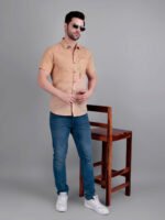 Embroidered Half Shirt