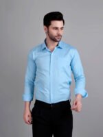 Sky Blue Semi Formal Shirt