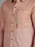Embroidered Half Shirt