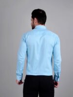 Sky Blue Semi Formal Shirt