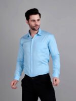 Sky Blue Semi Formal Shirt