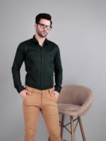 solid semi formal shirt
