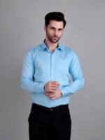 Sky Blue Semi Formal Shirt