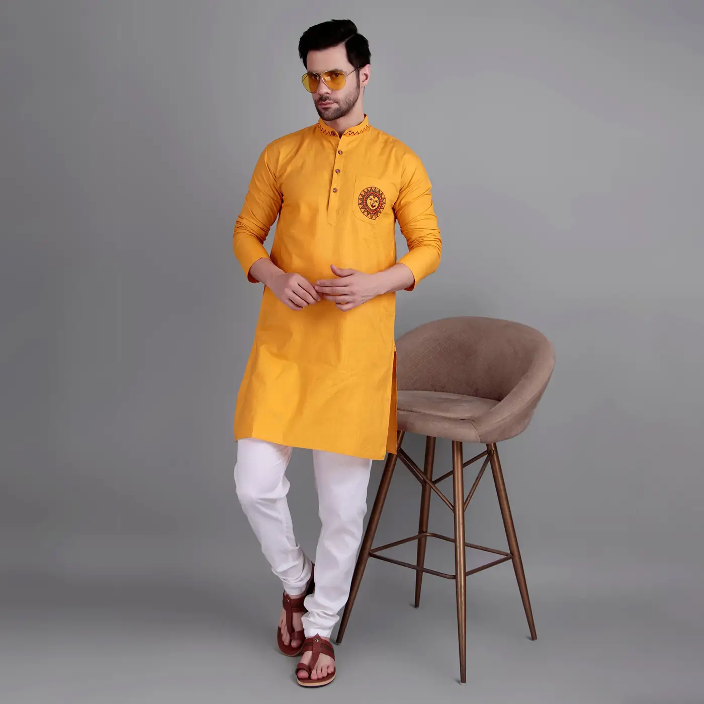 hand painted kurta