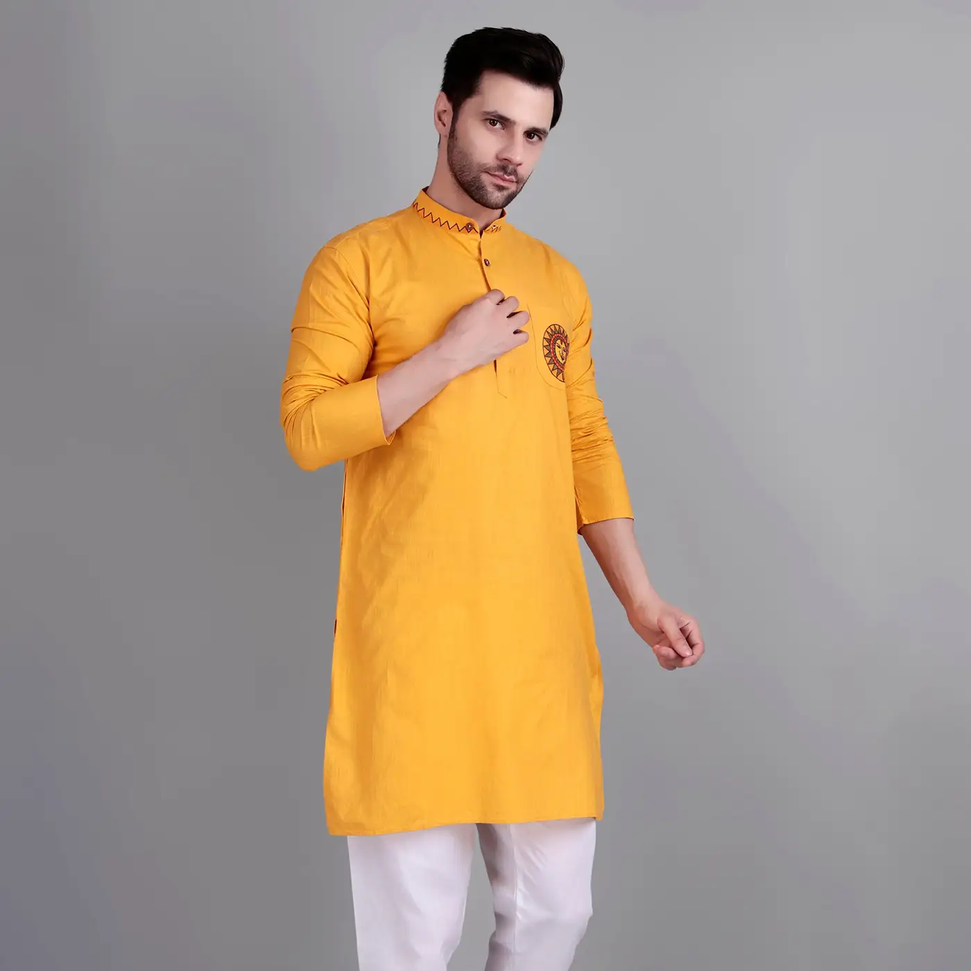 hand painted kurta