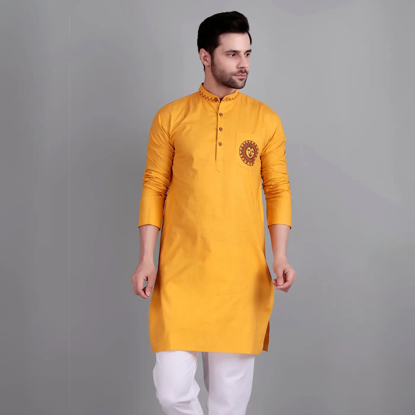 hand painted kurta