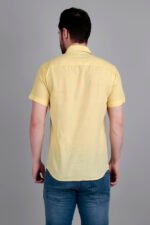Dor Casual Half Shirt-Yellow - Image 7