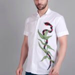 hand painted half shirt