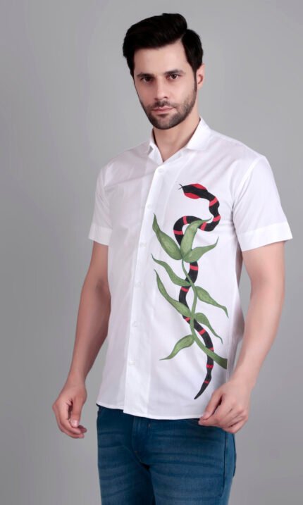 hand painted half shirt