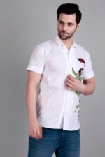 Dor Casual Hand Painted Half Shirt - Image 5