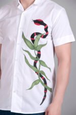 Dor Casual Hand Painted Half Shirt - Image 6