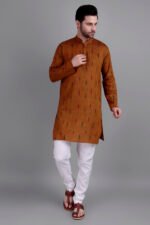 Dor Handloom Ikkat Kurta - Image 2