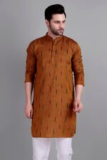 Dor Handloom Ikkat Kurta - Image 4