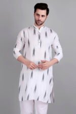 Dor Handloom Ikkat Kurta - Image 7