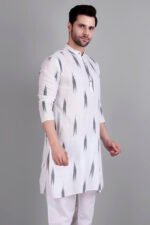 Dor Handloom Ikkat Kurta - Image 8
