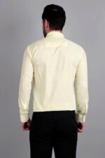 Dor Solid Semi Formal shirt- Lemon Yellow - Image 8