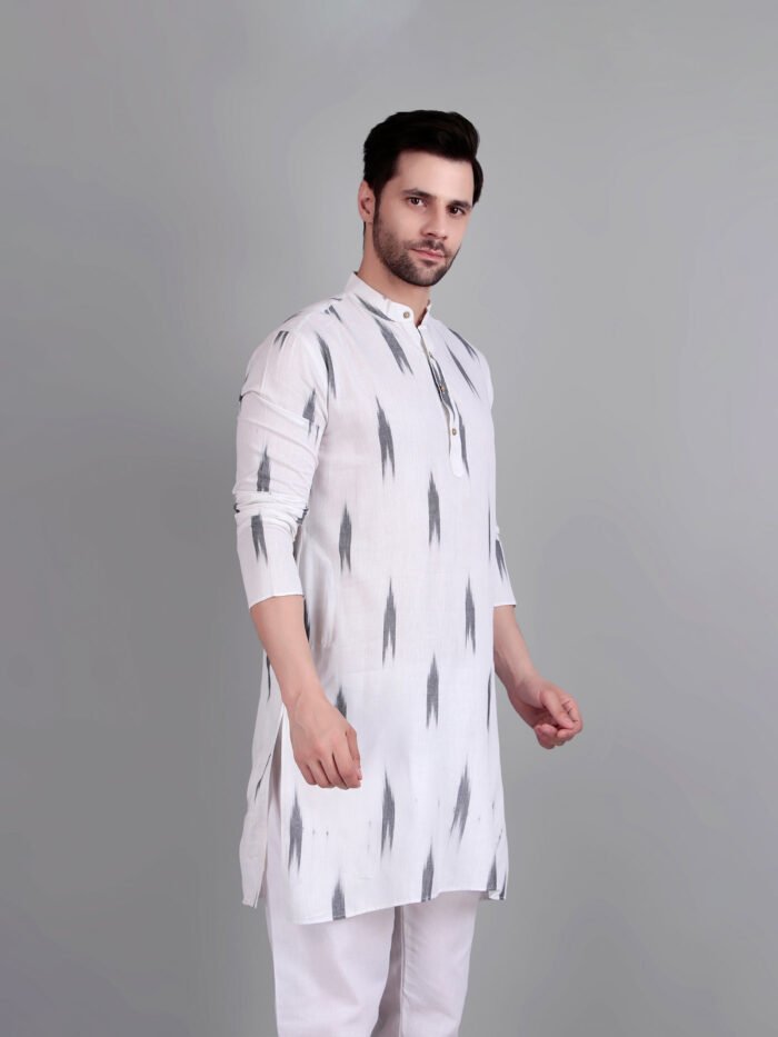 handloom ikkat kurta