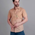 Dor Casual Embroidered Half Shirt