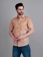 Dor Casual Embroidered Half Shirt