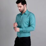 Dor Solid Semi Formal shirt-Blue