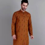 Dor Handloom Ikkat Kurta