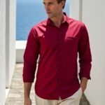 Dor Classic Solid Cotton Shirt