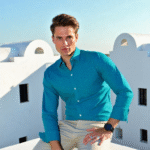 Pure Cotton Satin Printed Shirt