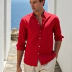 Pure Cotton Satin Printed Shirt