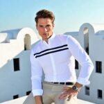 dor modern white cotton shirt