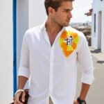 Durga Maa Hand-Painted Cotton Shirt