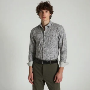 Emperor Premium Printed Shirt Beige