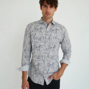 Emperor Premium Printed Shirt Beige