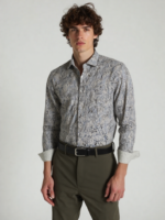Dor Emperor Premium Printed Shirt Beige - Image 5