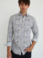 Dor Emperor Premium Printed Shirt Beige - Image 2