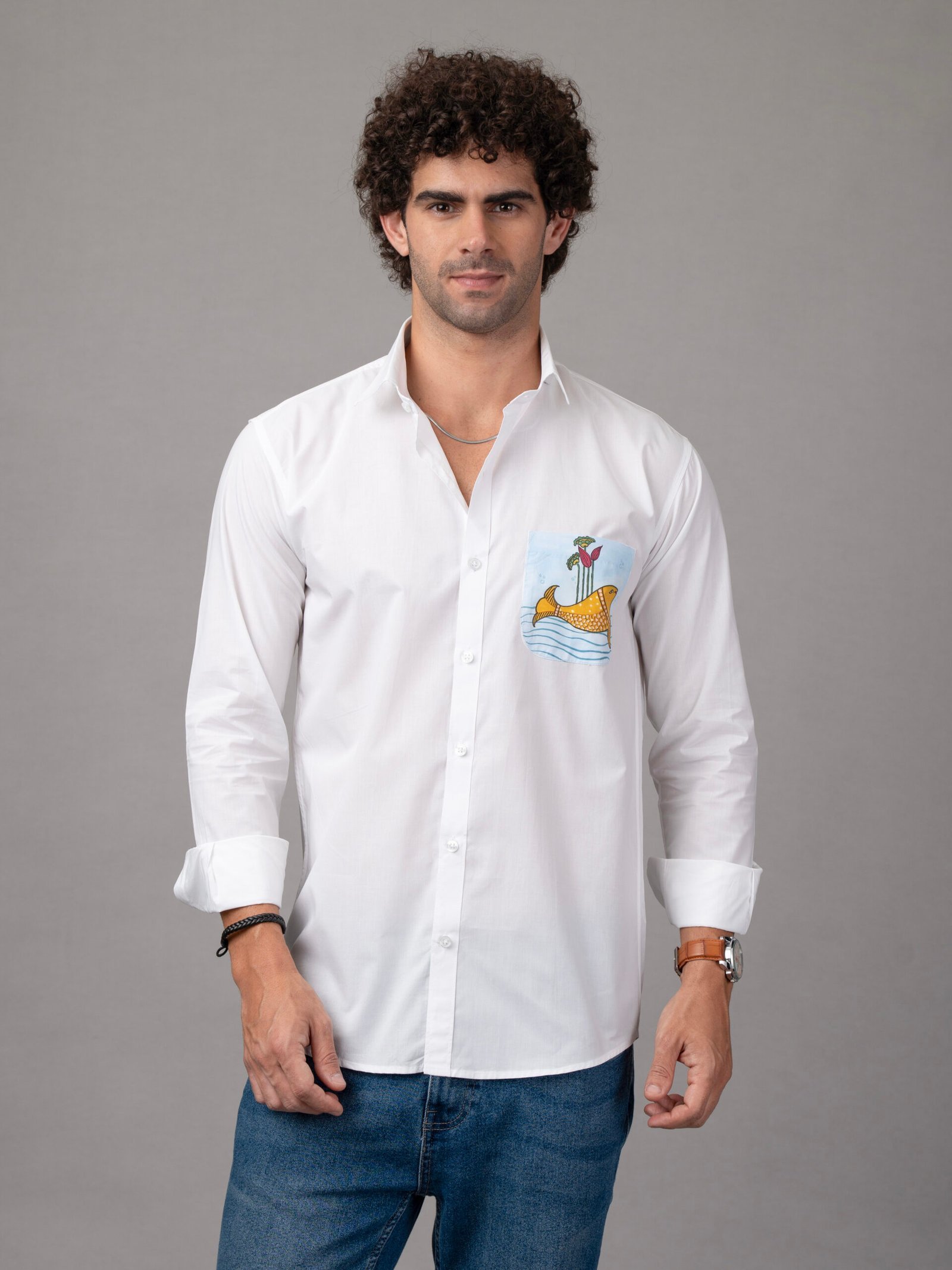 playful fish shirt