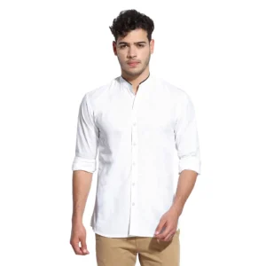 Emperor Chinese Contrast Piping Shirt